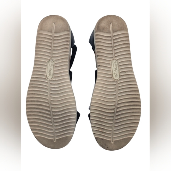 Eurosoft Size 8 M Women's Black Strappy Sandals - Chic & Comfortable - Picture 14 of 15